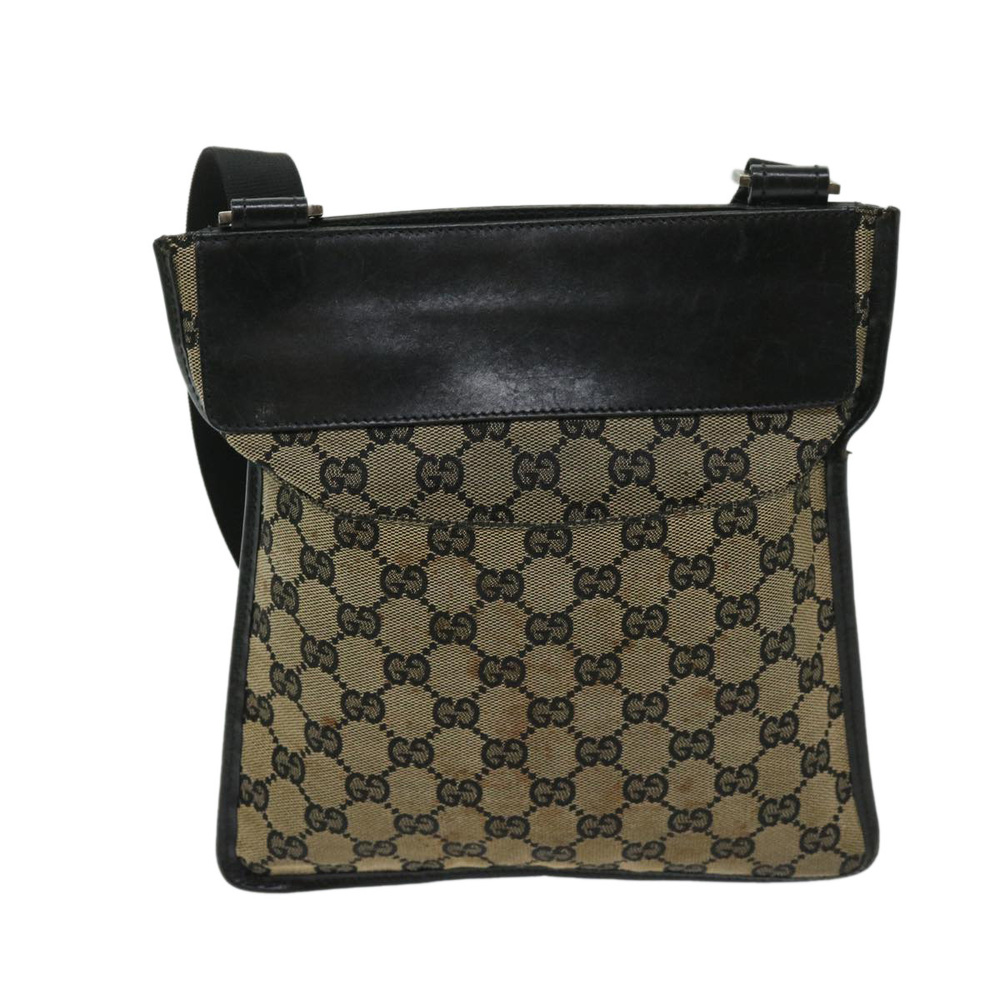 GUCCI GG Canvas Shoulder Bag Beige 019 0348 Auth 69364 - Picture 3 of 16